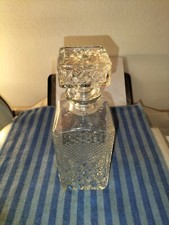 Bottiglia Di Vetro Porta Liquore Whisky Brandy Cognac Con Tappo Scheggiato