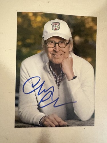 Chevy chase autografo firmato - autografo,