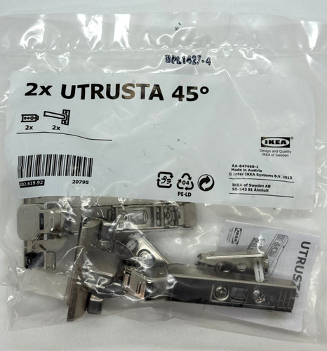 Cerniera ikea utrusta - cerniera, 45°
