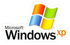 Microsoft Windows XP - Adesivo Logo (Riproduzione)