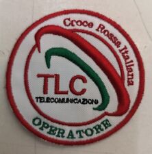 patch Etichetta Croce Rossa Italiana Operatore Telecomunicazioni Tlc
