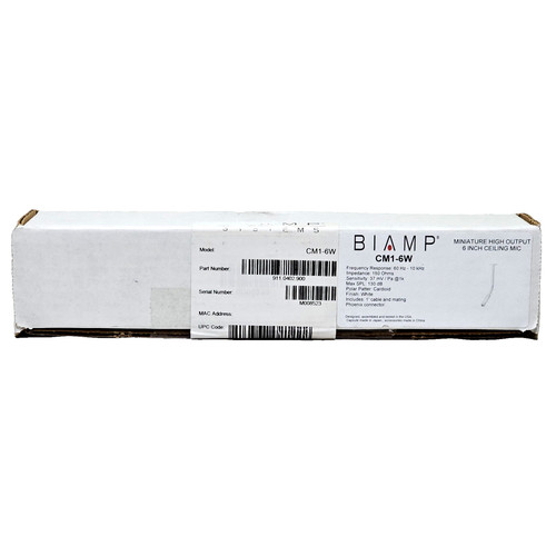 Biamp cm1 microfono da - biamp, cm1‐6w