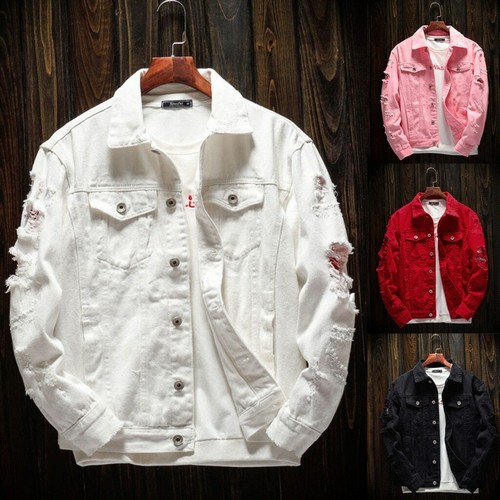 Giacca uomo denim bottoni - , hip