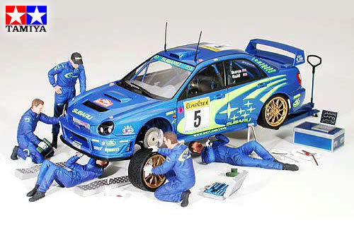 Set meccanici rally - meccanici, 1:24