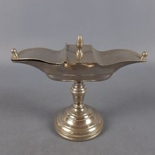 Navicella Portaincenso Metallo Argentato Incensiere Sacro D’altare Vintage 1960