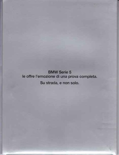 Catalogue brochure bmw serie - catalogue, 5
