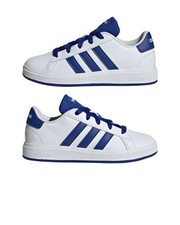  Scarpe Sneakers Ragazzi Donna Adidas GRAND COURT 2.0 K Bianco Blue Lifestyle 