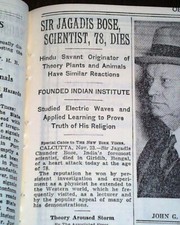 Jagadish Chandra Bose Indian