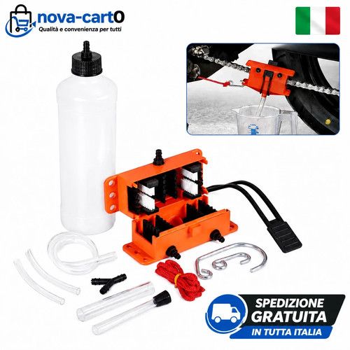Kit pulizia catena moto - kit,