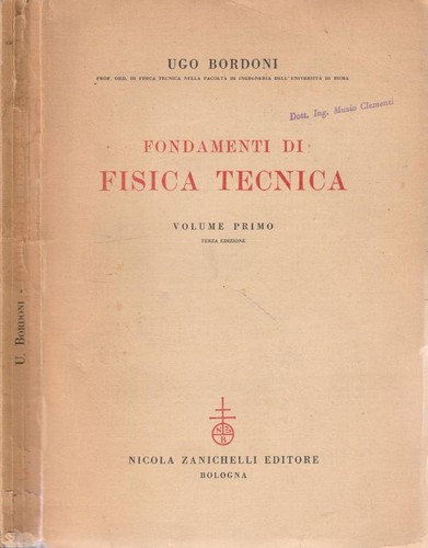 Fondamenti fisica tecnica - fondamenti, di