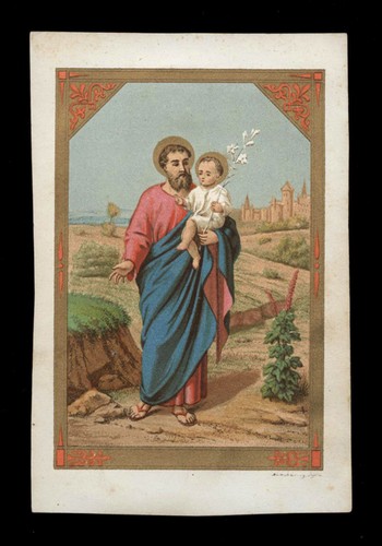Antico santino cromo holy card - antico,