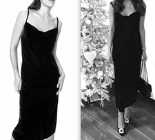 ZARA ABITO LUNGO IN VELLUTO