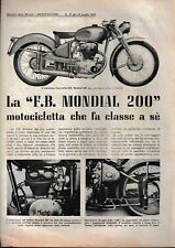  F.B. Mondial 200 - Depliant