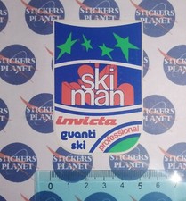 ADESIVO STICKER VINTAGE INVICTA SKI MAN ABBIGLIAMENTO SPORT