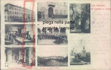 e326 -  - cartolina provincia di como - casa nazionale dei veterani in turate