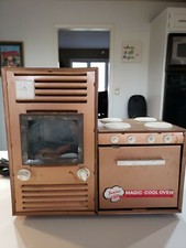 SET FORNELLI VINTAGE 1967 ARGO DELUXE MAGIC COOL FORNO JUNIOR CHEF FORNO non testato