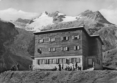 Cartolina courmayeur albergo - cartolina,