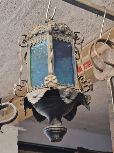 Lampadario ferro lampione - ferro,