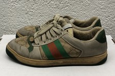 GUCCI Nubuck Monogram Web Mens