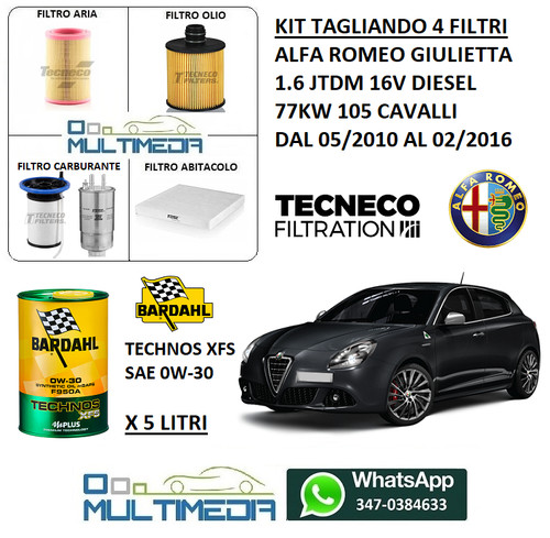 Kit tagliando filtri - 4,
