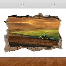 Adesivo murale 3d trattore
