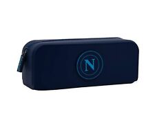 Bustina in Silicone Astuccio Portatutto SSC Napoli con Zip Blu Navy Colourbook