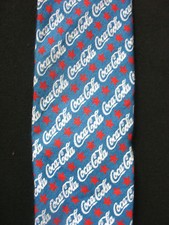Cravatta Coca Cola Blu In