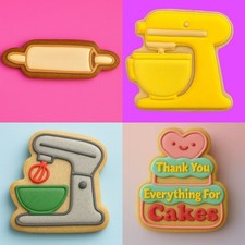 Set di 3 miscelatori da forno