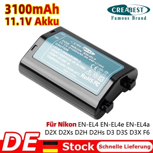 Batteria 3100 mah per nikon - batteria,