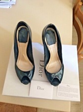 scarpe donna DIOR 36  Miss Dior peep toe, décolleté con zeppa  