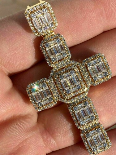 Ciondolo croce diamante - , taglio