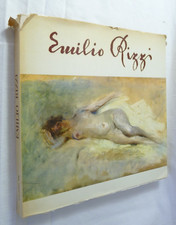 EMILIO RIZZI ARTE CREMONA 1973 MOSTRA DISEGNO PITTURA