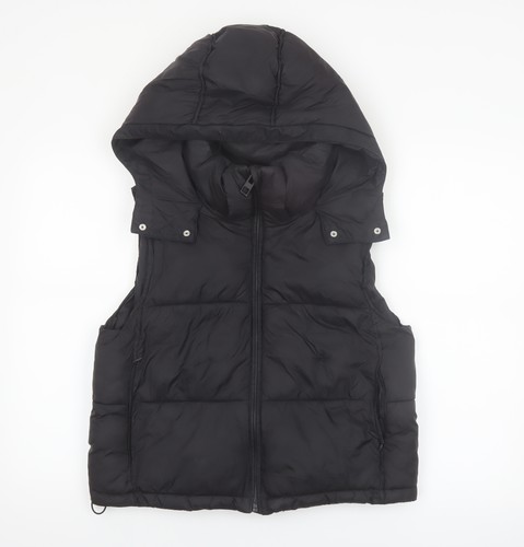 Gilet donna zara - nero, con