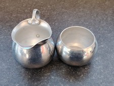 Vintage creamer and sugar bowl
