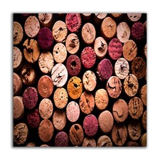 Quadri astratti pittura Tezt 246 quadro su tela canvas stampa tappi vino sughero