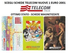SCEGLI SCHEDE TELEFONICHE NUOVE 1 EURO 2001
