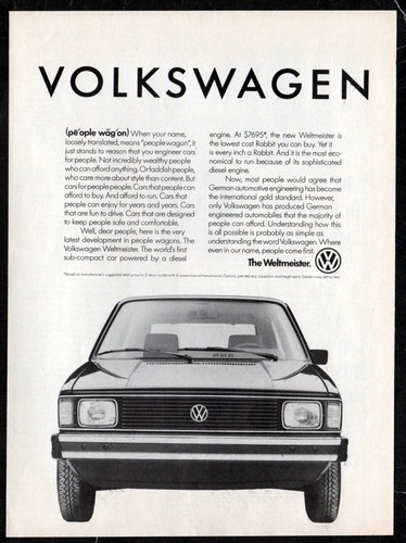 1984 volkswagen weltmeister - volkswagen,