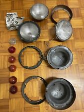 Lotto Fari Gemme Supporto Cornice Land Rover Series Defender Epoca Inglesi Mini