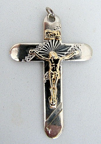 Croce fatta mano - in, argento