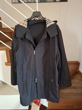 Burberry London Harrington Uomo L NERO Collo Check Perfetto Originale 