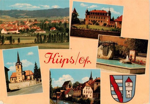 Kueps panorama schloss kirche - schloss,
