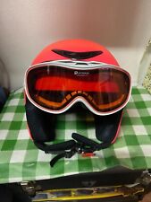 casco da sci OSBE cm. 58-62 completo di occhiale