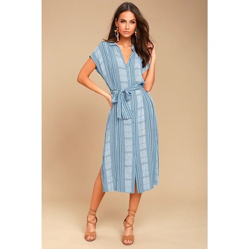 Abito camicia midi lush the - abito,