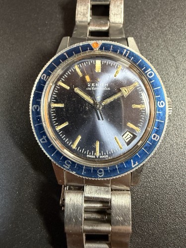 Zenith a3634 vintage diver - zenith,