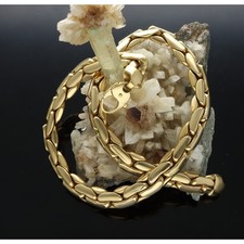 18KT GOLD COBRA NECKLACE