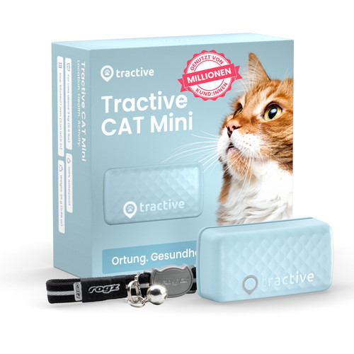 Tractive cat mini collare - cat,