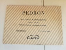 PEDRON SOLFEGGI MANOSCRITTI