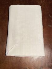 Antico Lenzuolo In Lino Monogramma Ricamato A Mano MB 180x280Cm