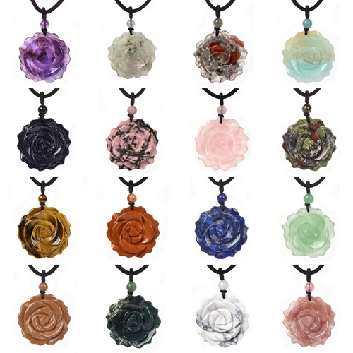 Collana con ciondolo fiore