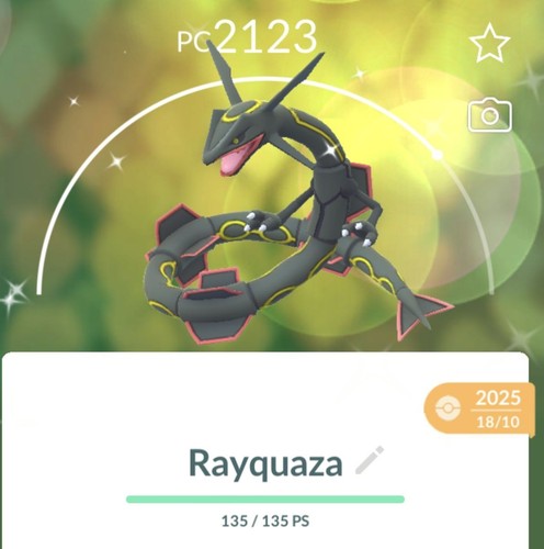 Shiny rayquaza giorni o - giorni,